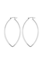  Half-pinched Eye-shaped Wire-earrings