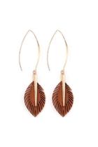  Feather Leather Earrings