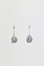  Sterling-silver Cage-style-filigree Dangle-earrings