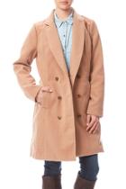  Camel Wool Blend Trench