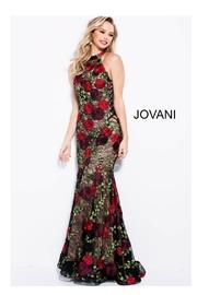  Lace Tie Gown