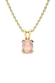 Gold Morganite Necklace