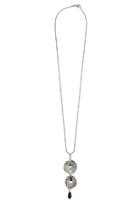  Silver Lapis Pendant Necklace