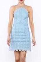  Powder Blue Lace Dress