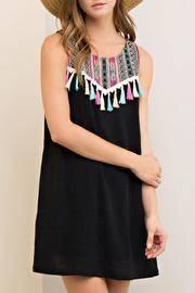  Tribal Solid Dress