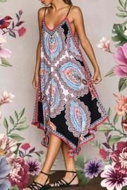  Print Handkercheif Dress
