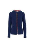  Placket Stripe Cardigan