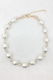 Pearl Metal Necklace
