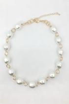  Pearl Metal Necklace