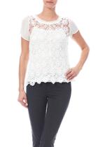  Sheer Lace Top