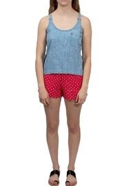  Printed Chambray Tank