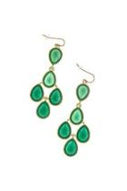  Green Dangle Earrings