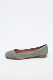  Sage Suede Ballerina