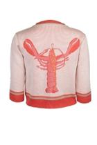  Coral Lobster Cardigan