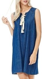  Denim Shoelace Dress