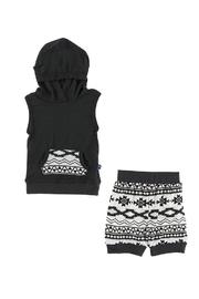  Mayan-pattern Hoodie Set