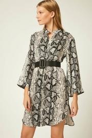  Snakeskin Shirt Dress
