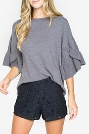  Tinley Ruffle-sleeve Sweater