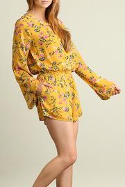  Keyhole Floral Romper