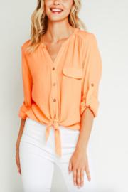  Stacy Button Blouse