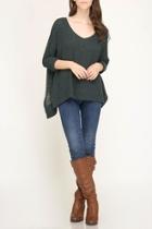  High-low Slouchy Sweater