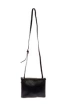  Double Zip Cross Body Bag