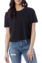  Black Crop Tee
