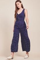  Stripped Jumpsuit