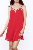  Strappy Red Dress