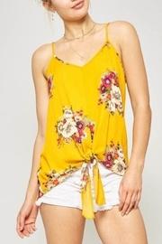  Mustard Floral Tank