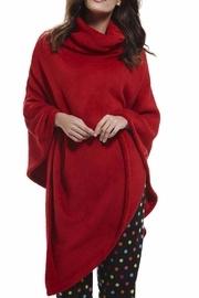  Polar Red Fleece Poncho