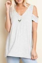  Jersey V Neck Top