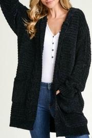  Velvet Chunky Cardigan
