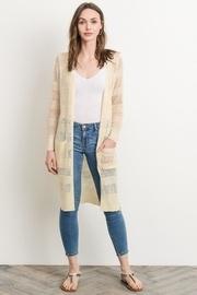  Cream Pocket Cardigan