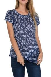  Indigo Asymmetrical Top