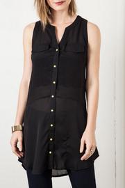  Sheer Sleeveless Tunic