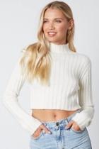  Cropped Ivory Sweater