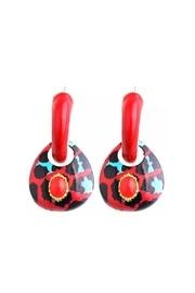  Red Afrik Earring