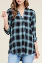  Pullover Plaid Top