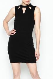  Cutout High Neck Dress