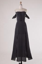  Classic Black-stripes Dress