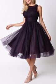  Eggplant Swing Dress