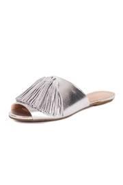  Silver Leather Slippers