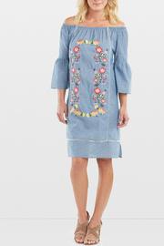 Seaside Embroidered Dress