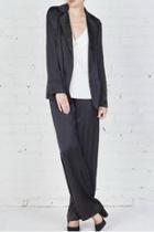  Satin Blazer Jacket