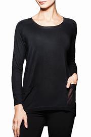  Black Long Sleeve Top