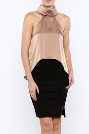  High Low Satin Top