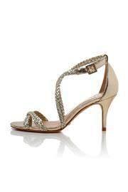 Gold Leather Sandals