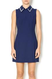  Crystal Pan Collar Dress