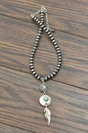  Squash-blossom Natural-turquoise Pendant-necklace
